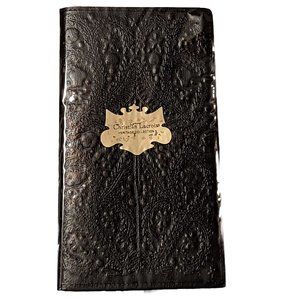 New! Christian Lacroix Heritage Collection Black‎ Paseo Embossed Travel Journal